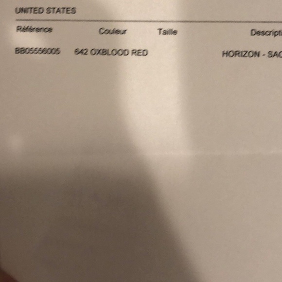 WORN ONCE Givenchy Medium Horizon Bordeaux Tote - Picture 7 of 7